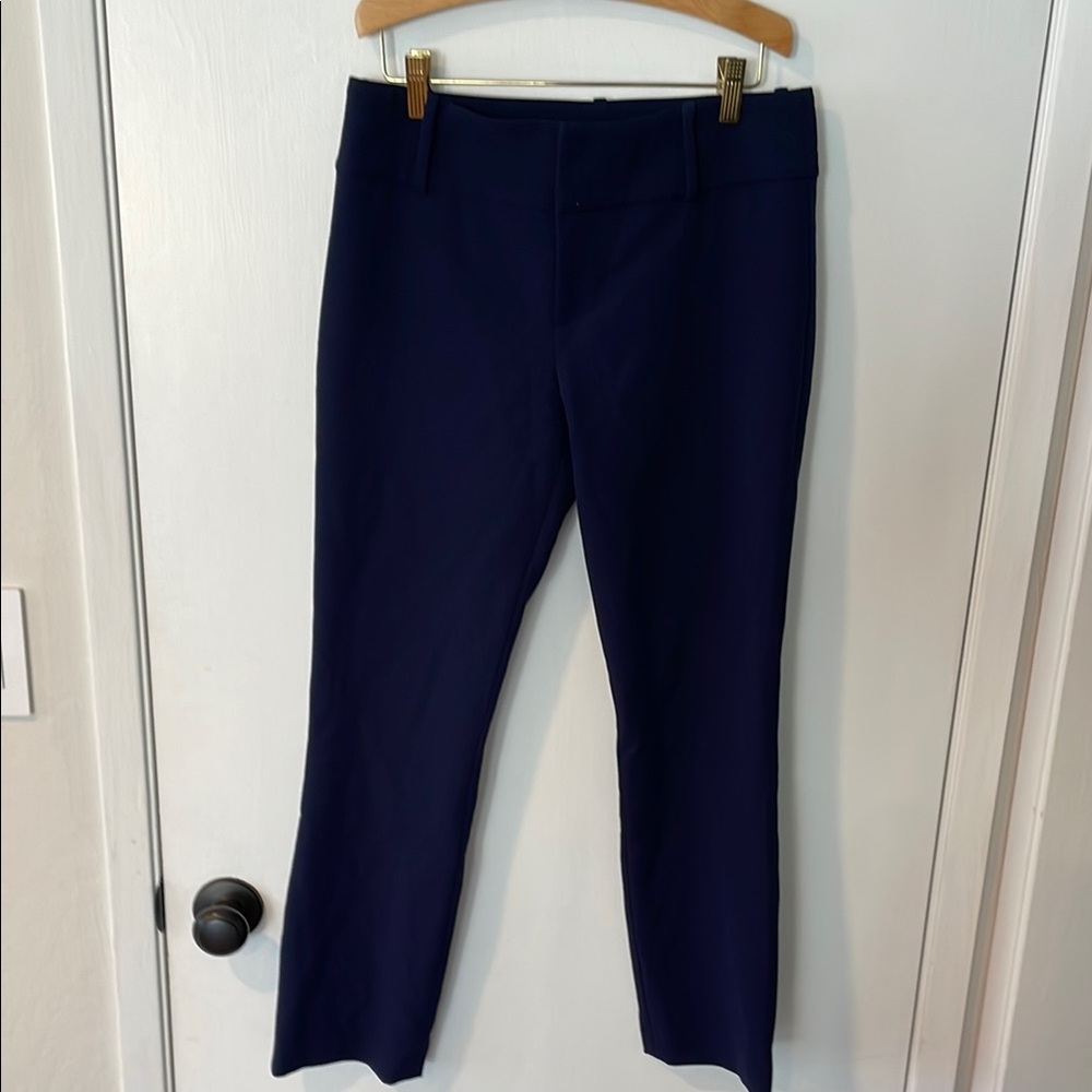 Alice + Olivia Blue Cropped Pants